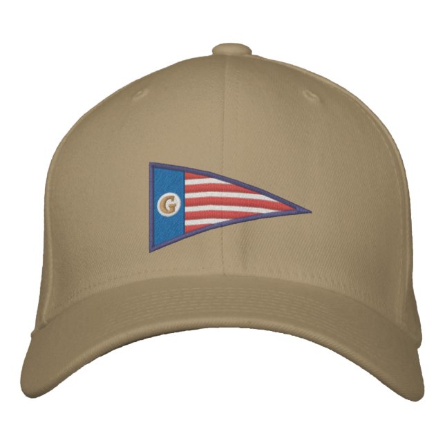 GEUEE Flag Series: Amerika Broderad Keps (Framsida)