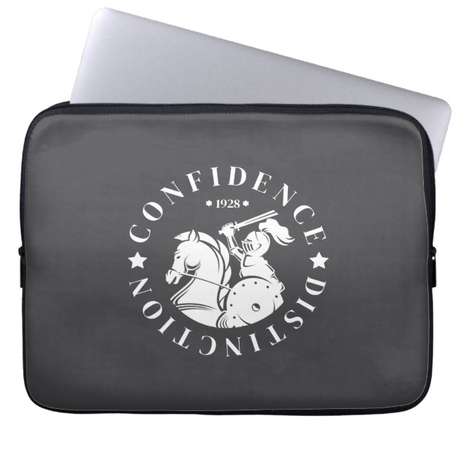GEUEE Vintage Knight-serien Laptop Fodral (Framsidan)
