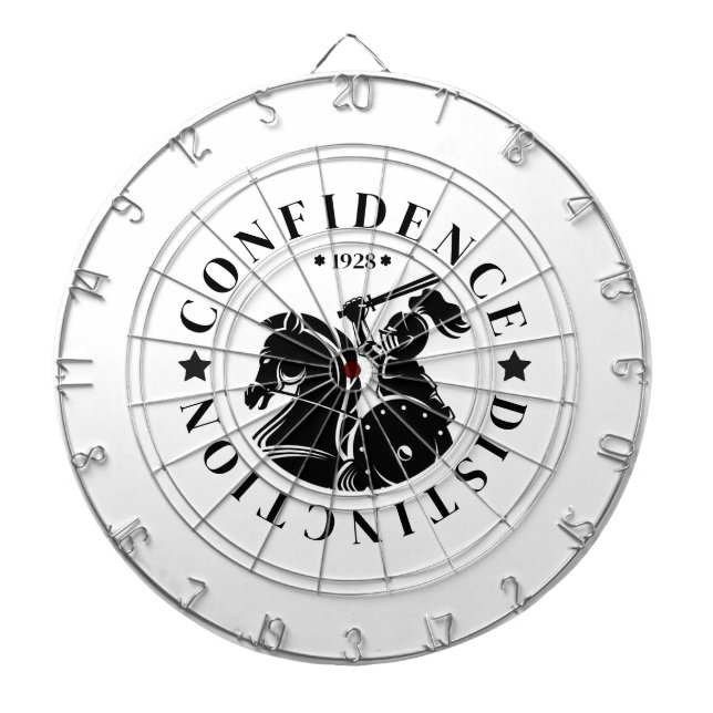 GEUEE Vintage Riddarserie Darttavla (Framsidan)