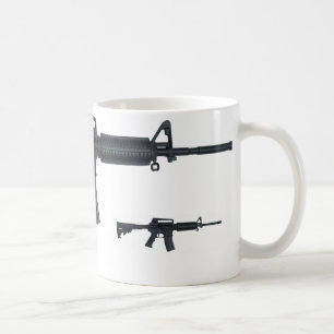 Gevär för anfall AR15 Kaffemugg