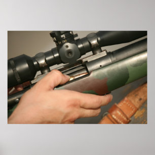 Gevär för prickskytt M-40 Poster