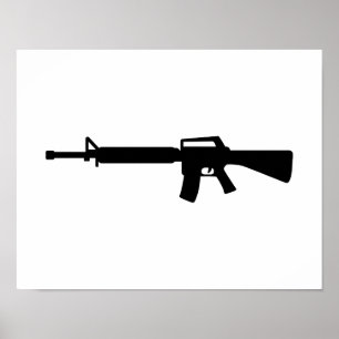 Gevär M4 Poster