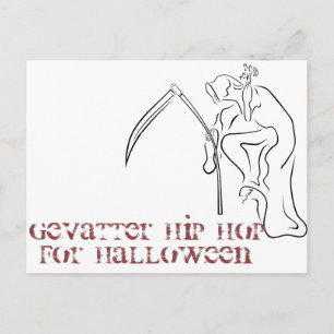 Gevatter/Godfather/HIP HOP för Halloween Vykort