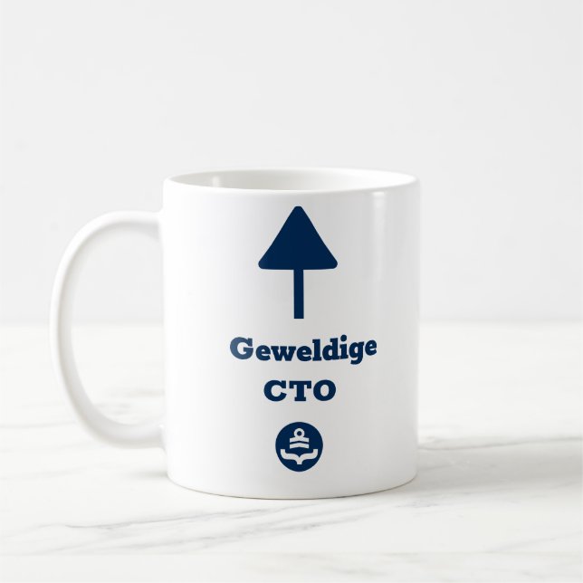 Geweldige CTO Koffiemok Kaffemugg (Vänster)