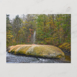 Geyser Island Spouter, Saratoga Vår, New York Vykort