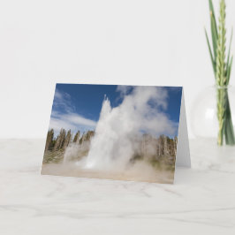 Geyser-kort för infälld hälsning kort