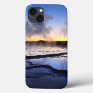 Geyser Smoke vid Sunset