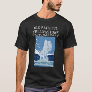Geyser Yellowstone nationalpark Wyom T Shirt