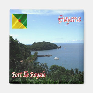 GF - Fransk Guyana - Port Royal Island Magnet