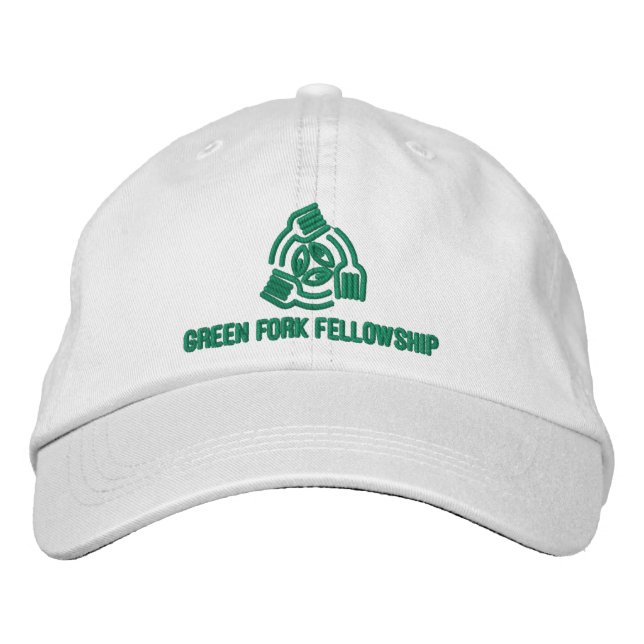 GFF Embroized Hat - White Broderad Keps (Framsida)