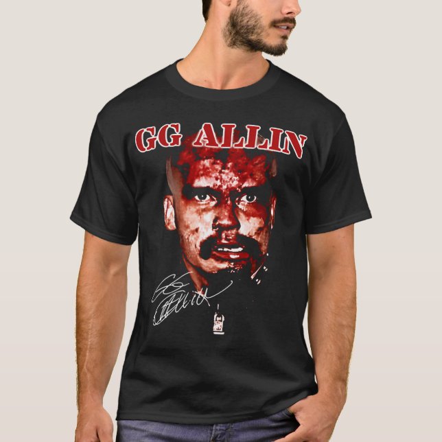 GG Allin 90s T Shirt (Framsida)