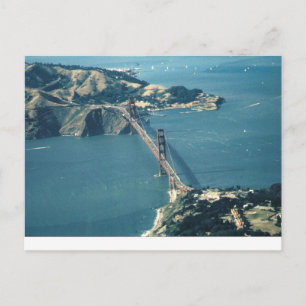 GG Bridge Marin Headlands Vykort