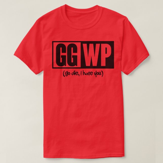 GG WP svart T Shirt (Design framsida)