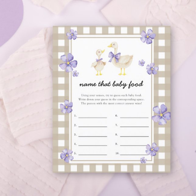 Ggås - Namn den där baby Matduschspelet (Skapare uppladdad)