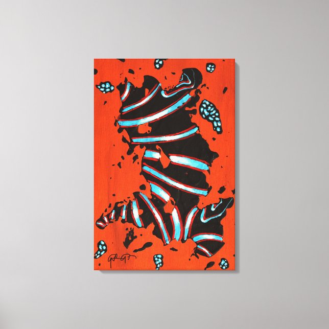 GGAST - Energy Code ECL7 - Stretched Canvas Print (Framsida)