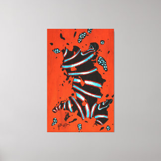 GGAST - Energy Code ECL7 - Stretched Canvas Print