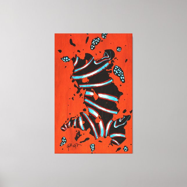 GGAST - Energy Code ECL7 - Stretched Canvas Print (Framsida)