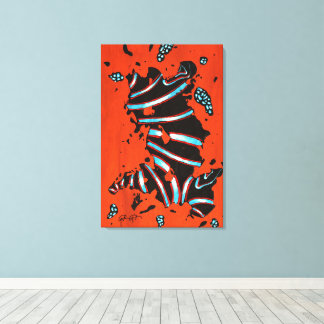 GGAST - Energy Code ECL7 - Stretched Canvas Print