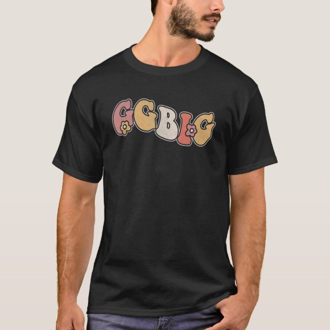 Ggbig Fam Retro Hippy Cowgirl Sorority Big Little T Shirt (Framsida)