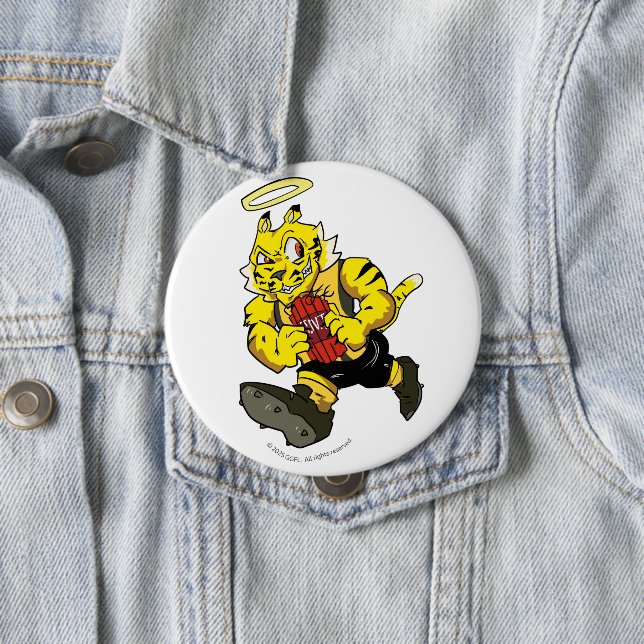 GGFL EY Tigers Maskot Knapp (In Situ)