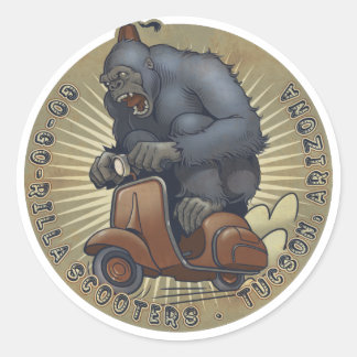 GGR Färg Logotyp-etikett Runt Klistermärke