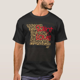 GGT Leopard Animal Print STL Louis Missouri T Shirt