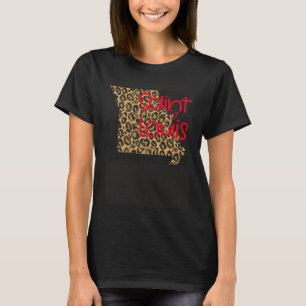 GGT Leopard Animal Print STL Louis Missouri T Shirt