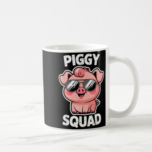 Ggy Squad G Wearing Sungles As Animal Funny Farmer Kaffemugg (Höger)