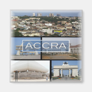 GH009 ACCRA, Mosaic, Ghana, Afrika, Fridge Magnet