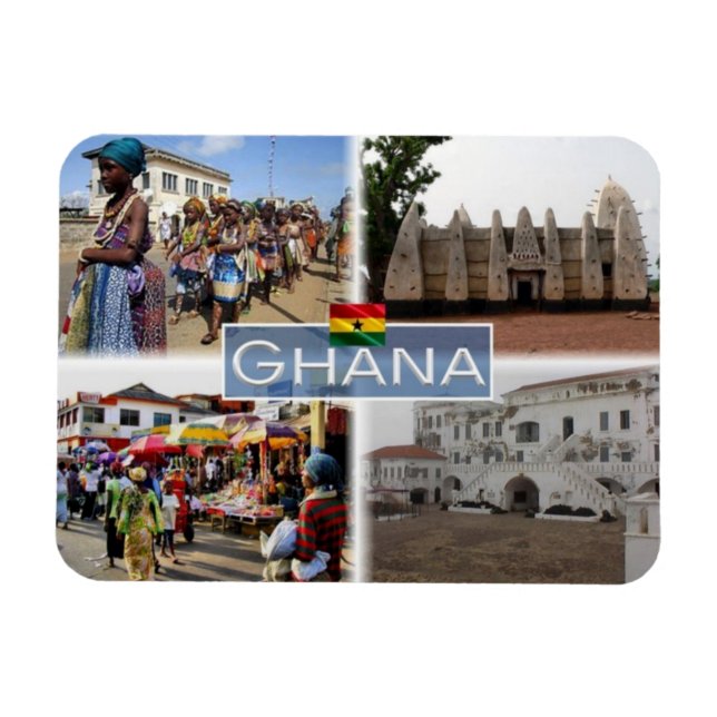 GH Ghana - Larabanga - Magnet (Horisontell)