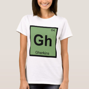 Gh - Symbol för bord för ättiksgurkakemi T Shirt