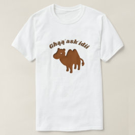 Ghą́ ą́'ask'idii - camel in navajo tee