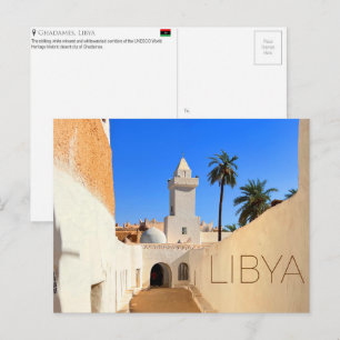 Ghadames, Libyen Resebrevkort Vykort