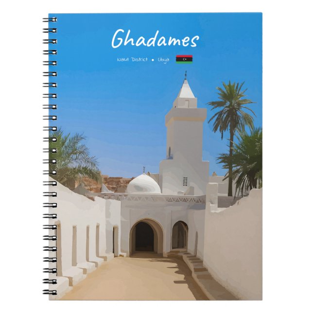 Ghadames, Libyen - Vit moské Anteckningsbok (Framsidan)