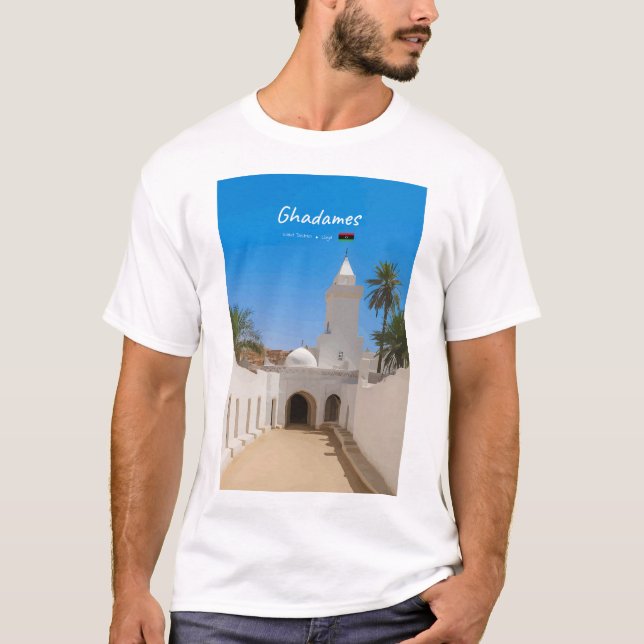 Ghadames, Libyen - Vit moské T Shirt (Framsida)