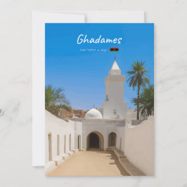 Ghadames, Libyen - Vita moskén Inbjudningar