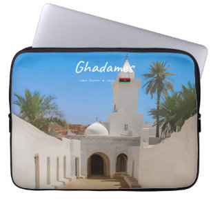 Ghadames, Libyen - Vita moskén Laptop Fodral