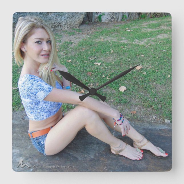 Ghalia Fyrkantig Klocka (Framsida)