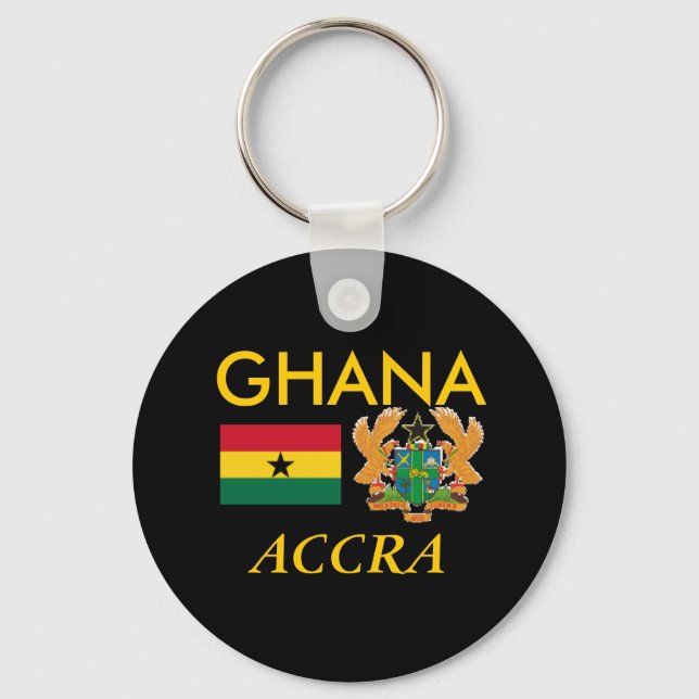 GHANA, ACCRA KEYCHAIN NYCKELRING (Framsida)