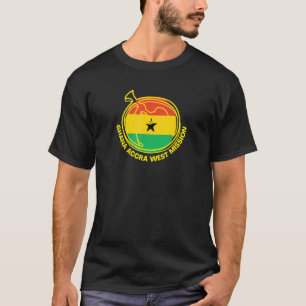 Ghana Accra Väster LDS Uppdrag Proud Mormon Missio T Shirt