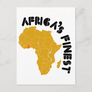 Ghana, Afrikans finaste karta av Afrikan Vykort