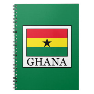 Ghana Anteckningsbok Med Spiral