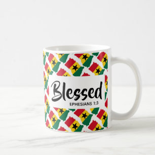 GHANA Blsed Epheryssskript Christian Kaffemugg
