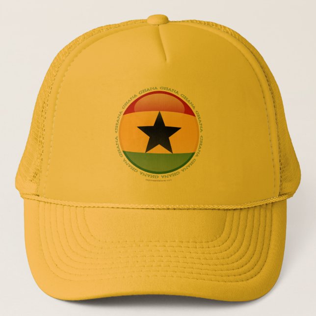 Ghana bubblar flagga keps (Framsida)