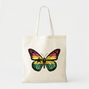 Ghana butterfly monarch flagga tygkasse