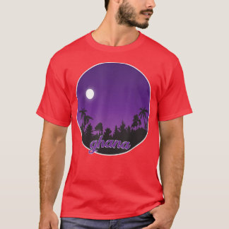 ghana By night with Palms  T Shirt