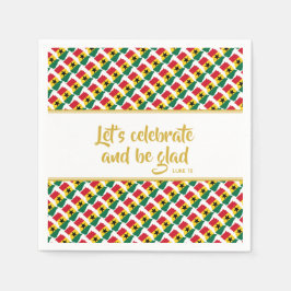 GHANA Christian Anpassningsbar Firande Party Pappe Pappersservett