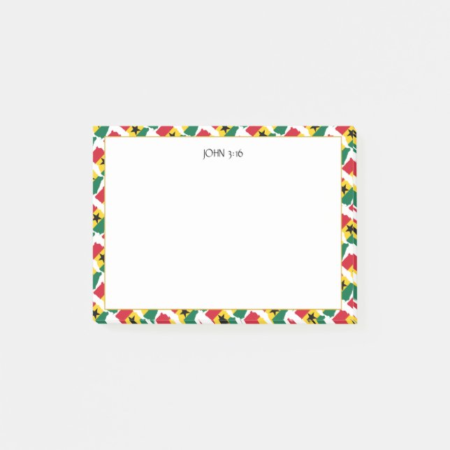 GHANA Christian Scripture Post-it Block (Framsida)