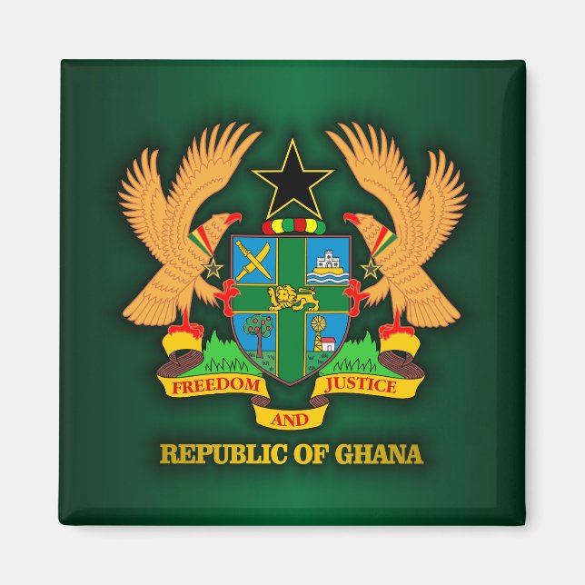 Ghana COA Magnet (Framsidan)