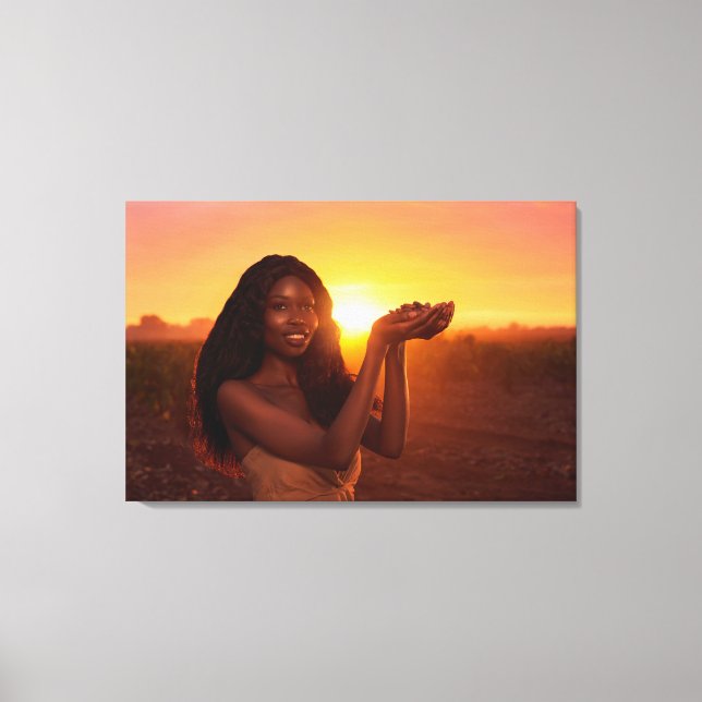 GHANA - COCOA CANVASTRYCK (Framsida)